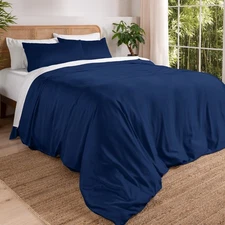 Bare Home Rayon Made from Bamboo Duvet Cover Set