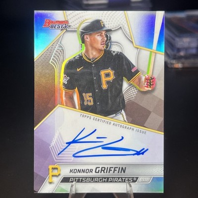 2025 BOWMANS BEST KONNOR GRIFFIN BEST OF 2025 REFRACTOR AUTO B25-KG RC PIRATES