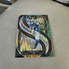 2024 Select Joshua Karty Rookie Green & Yellow Prizm Shock Premier Level RC #164