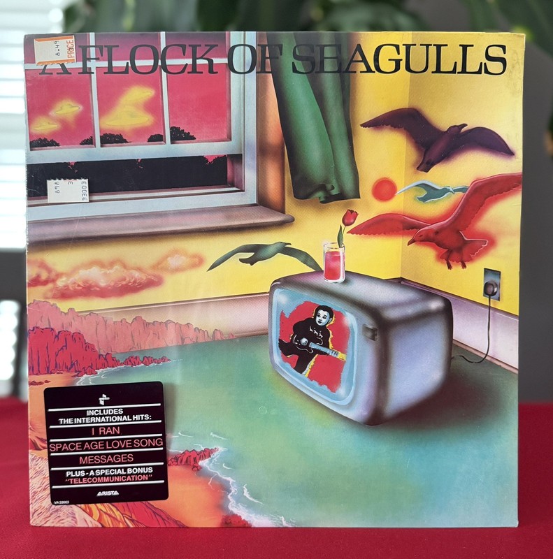 A FLOCK OF SEAGULLS - 1982 DEBUT LP ON JIVE RECORDS - SEALED WITH HYPE - RARE