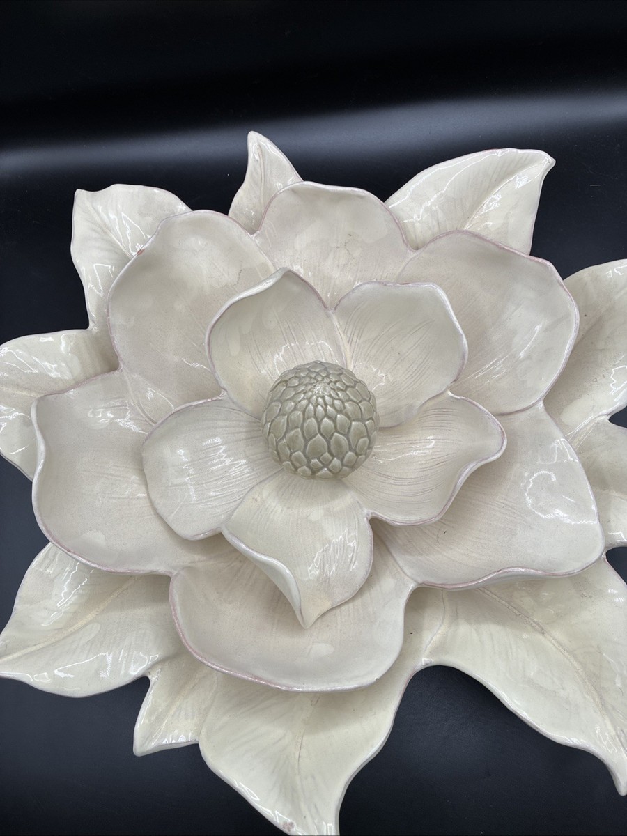 Italian Ceramic Wall Flower | eBay