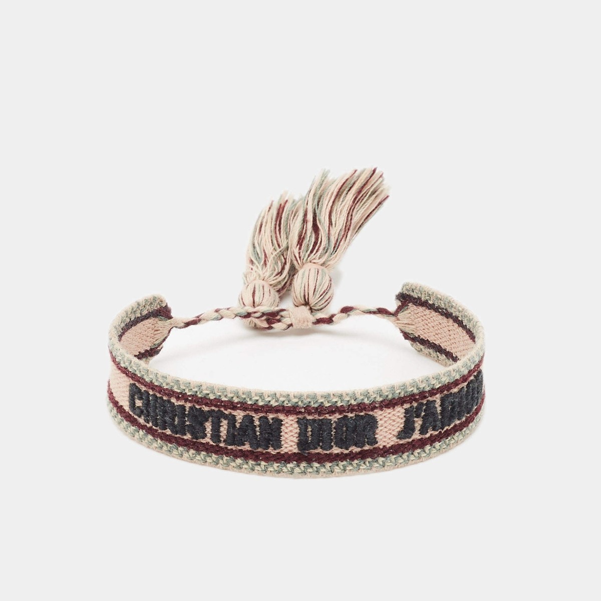 Dior JAdior Woven Fabric Friendship Bracelet | eBay