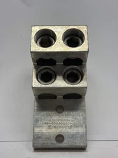 Ilsco PB4-600 Aluminum Power Distribution Block 4 Ports 600 MCM 760A Rated