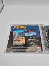 Spider-Man (Sony PlayStation 1 PS1, 2000) Black Label Tested & Works