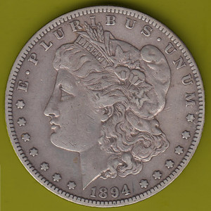 1894-S F+ MORGAN Dollar, Nice Details, FREE Shipping