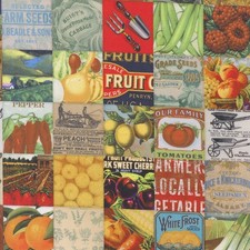 Moda Farm and Garden Patchwork Fabric by Cathe Holden M747411