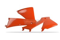 KüHlerabdeckungen Polisport Orange KTM