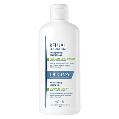 Ducray Kelual Squanorm Moisturizing Shampoo Dry Loose Dandruff 400ml NEW