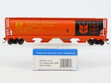 HO Bachmann Silver Series 19134 CPWX Govt. of Canada 4-Bay Grain Hopper #604301