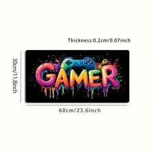 1pc Large-sized Esports Gaming Mouse Pad with a Dazzling Game Controller Art P