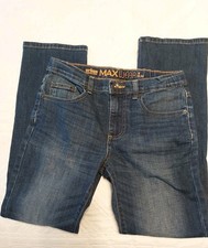 Boys 14 Slim Denim Jeans Urban Pipeline MaxWear Adjustable Waist EUC
