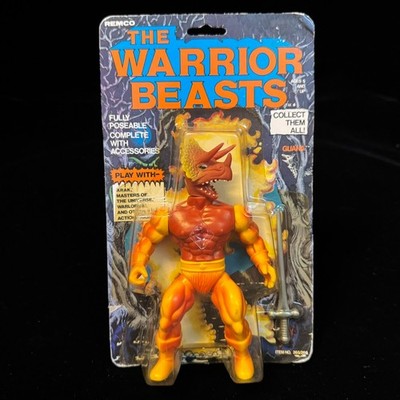 Remco Warrior Beasts Guana Action Figure New on Card 1982