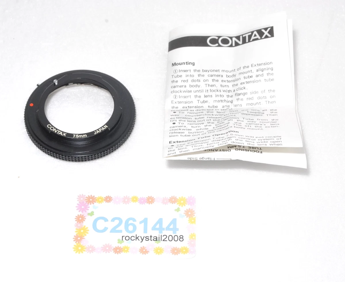 Contax Extension Tubes for sale | eBay