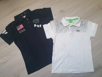 Set Poloshirts Abercrombie & Fitch/ Hugo BOSS, Gr. 146