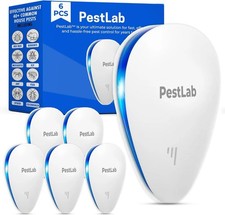 Electronic Ultrasonic Pest Repeller - 6 Pack for Safe, Chemical-Free Bug Defense