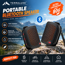 Monster Mini Waterproof Bluetooth Speaker Portable Wireless TWS 6W Outdoor