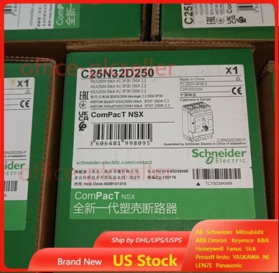 Circuit breaker C25N32D250,  ,   US Free TAX
