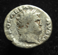 Nero silver denarius SALVS, Rome 67-68AD - RIC 71