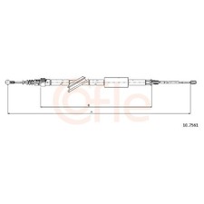2x Handbremsseil hinten für Audi TT 8N3 8N9 id08888