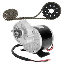 36V 350W Brushed Gear Reduction Motor Chain Sprocket for Go Kart e Bike ATV Quad