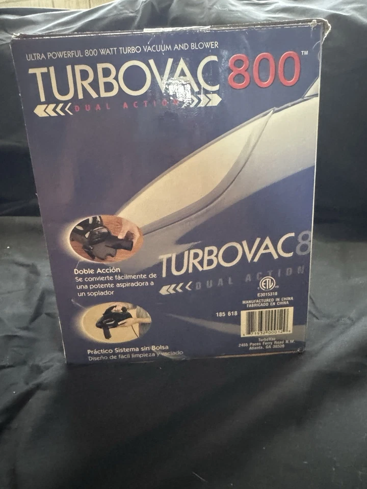 Soplador aspirador manual Turbovac 800 con cable ~nuevo sellado en caja~ Foto 4 de 4