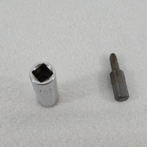 Vtg Snap-on 1/4" Drive Magnetic Screwdriver Bit Socket TMBS8 w/P2 Phillips Bit - Foto 5 di 10