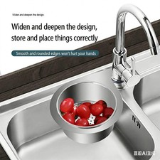 Swan Shape Sink Drain Basket Kitchen Corner Strainer Waste Collector