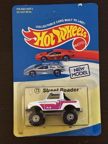 VINTAGE HOT WHEELS #73 Street Roader - Experimental Card 1988 - Rare