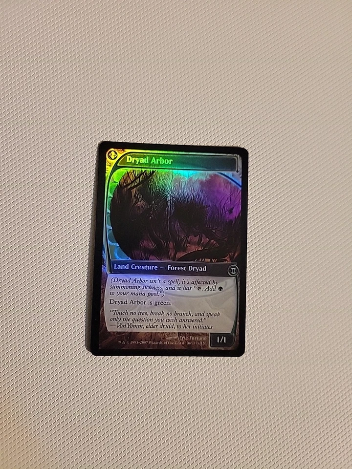 Dryad Arbor Future Sight Foil Lightly Played MTG  - Image 2 of 4