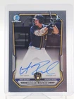 ANDREW FISCHER 2026 BOWMAN CHROME 1ST PROSPECT AUTO #CPA-AF BREWERS Q2045