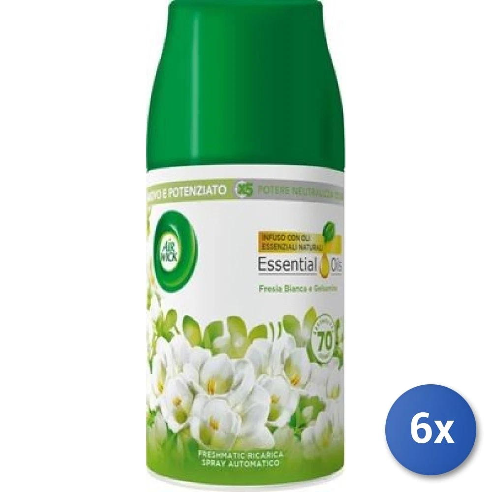 Stock Bureau - AIR WICK Diffuseur Lumineux Vanille 20ml + 4 Recharges 2xvanille Et Framboise 2xlavande Et Eucalyptus