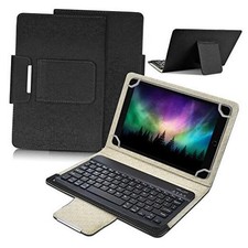 Universal 10.1 inch Android Tablet Case with Black Case Black Keyboard