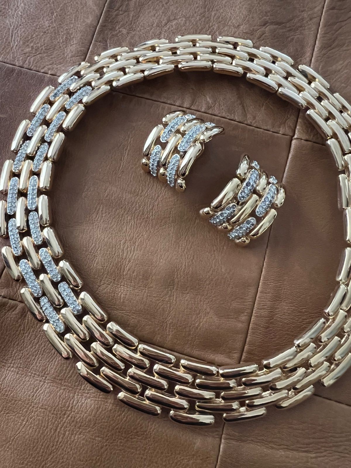 Givenchy Necklace Earrings Set Vintage Gorgeous - neck 34 cm fit - Japan thumbnail 2