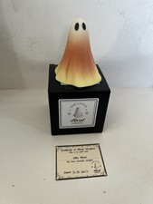 The Little Ghost Co Spooky Ghost Sculpture Ceramic Candy Corn Figurine Medium
