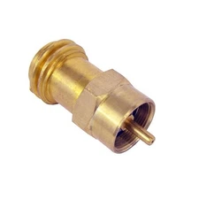 Mr. Heater F276171 Gold Brass Steak Saver Propane Tank Refill Adapter 1 Dia. in.
