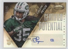2014 Certified Potential Mirror Signatures Gold 19/25 Calvin Pryor Auto 1x0