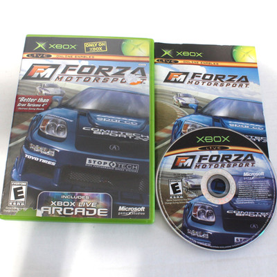 Xbox Live Forza Motorsport (Microsoft 2005) With Manual