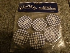 Brand New Kilner Set Of 6 Preserving Lids  48mm Twist Top Lids