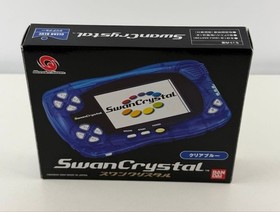 BANDAI WonderSwan Crystal Clear Blue Console Tested Excellent