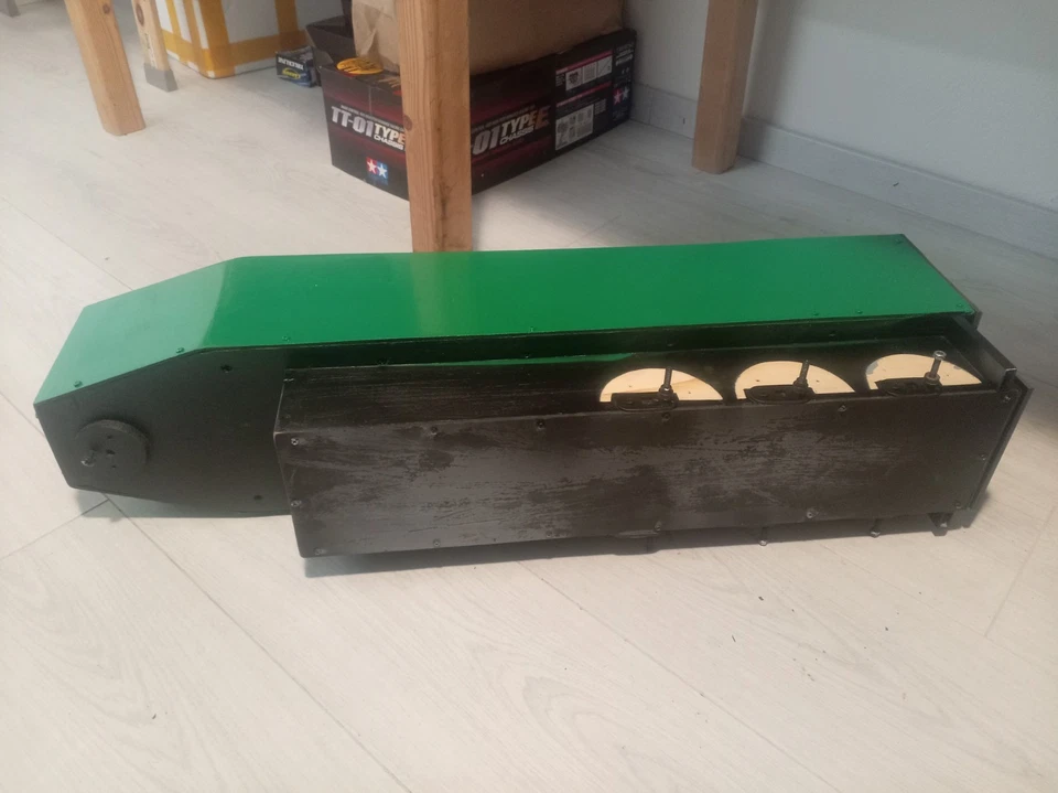 Tamiya Compatible 1/14 Custom Trailer Rimorchio Trasporto Bobine   - Immagine 3 di 4