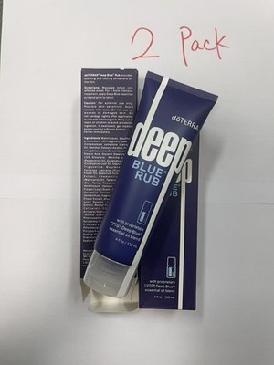 Brand New 2 pack * doTERRA Deep Blue Rub 4 oz EXP. 2028