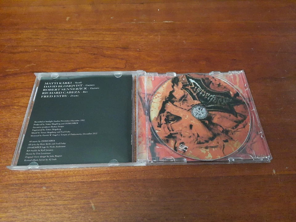 Dismember Indecent And Obscene CD Swedish Death Metal Classic Entombed  - Image 3 of 3