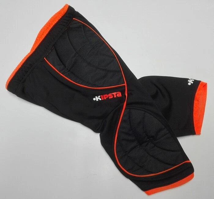 PANTALONE PORTIERE JUNIOR 3 4 KIPSTA NERO ARANCIO IMBOTTITO TG. 8