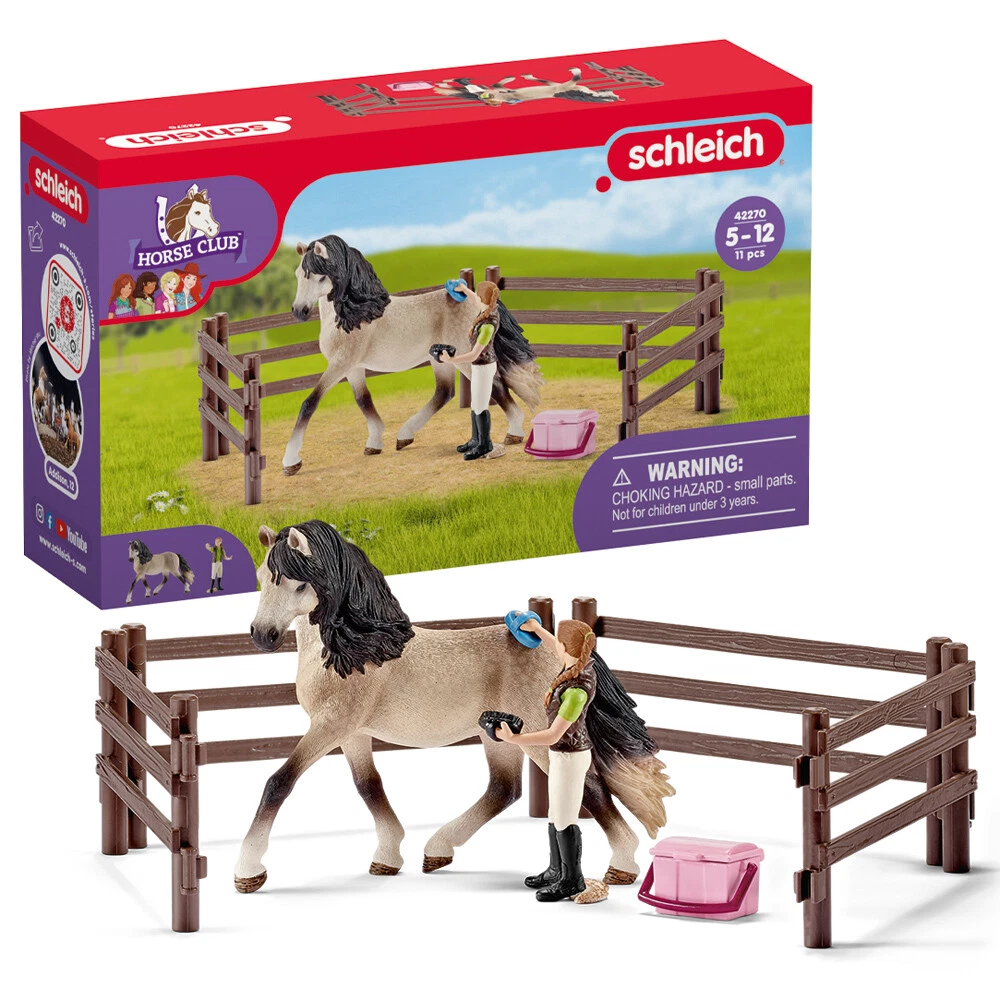 Schleich Horse Club Andalusian Horse Care Set eBay