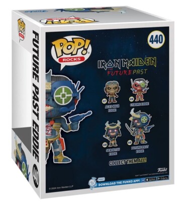 Iron Maiden Future Past Eddie Super 6 3/4-Inch Funko Pop