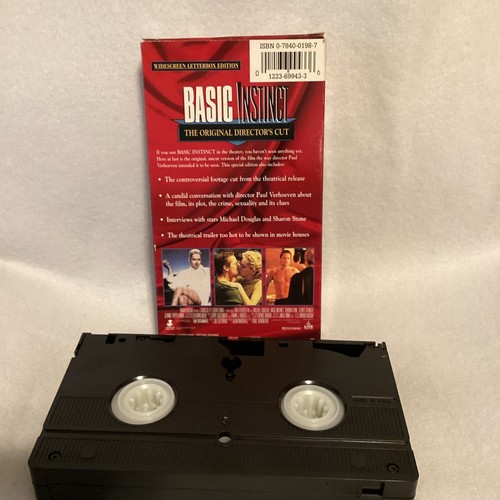 Basic Instinct (VHS, 1994, Widescreen Original Directors Cut) - Picture 4 of 5