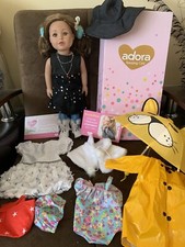 New Adora Vinyl doll 16 in, 13A ,W/set of clothes accessories, Box COA
