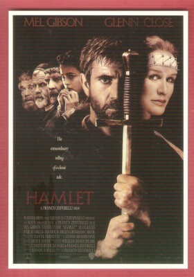 Mel GIBSON Postkarte KINO ''Hamlet'' von Franco ZEFFIRELLI ed. Avantgarde
