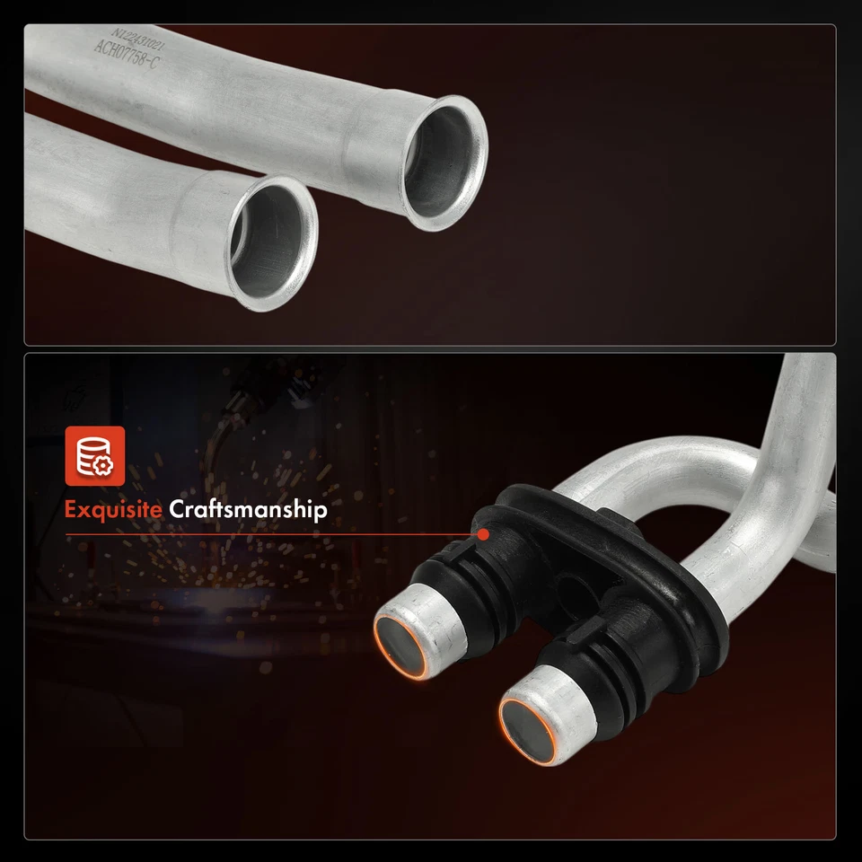 Tubo de manguera de refrigerante para Volkswagen Passat 2006-2010 Golf 2010-2013 Tiguan Beetle Foto 3 de 4