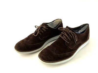 Mark Nason Skechers 68045 Brown Suede Wing Tip Oxford Mens  display picture 2